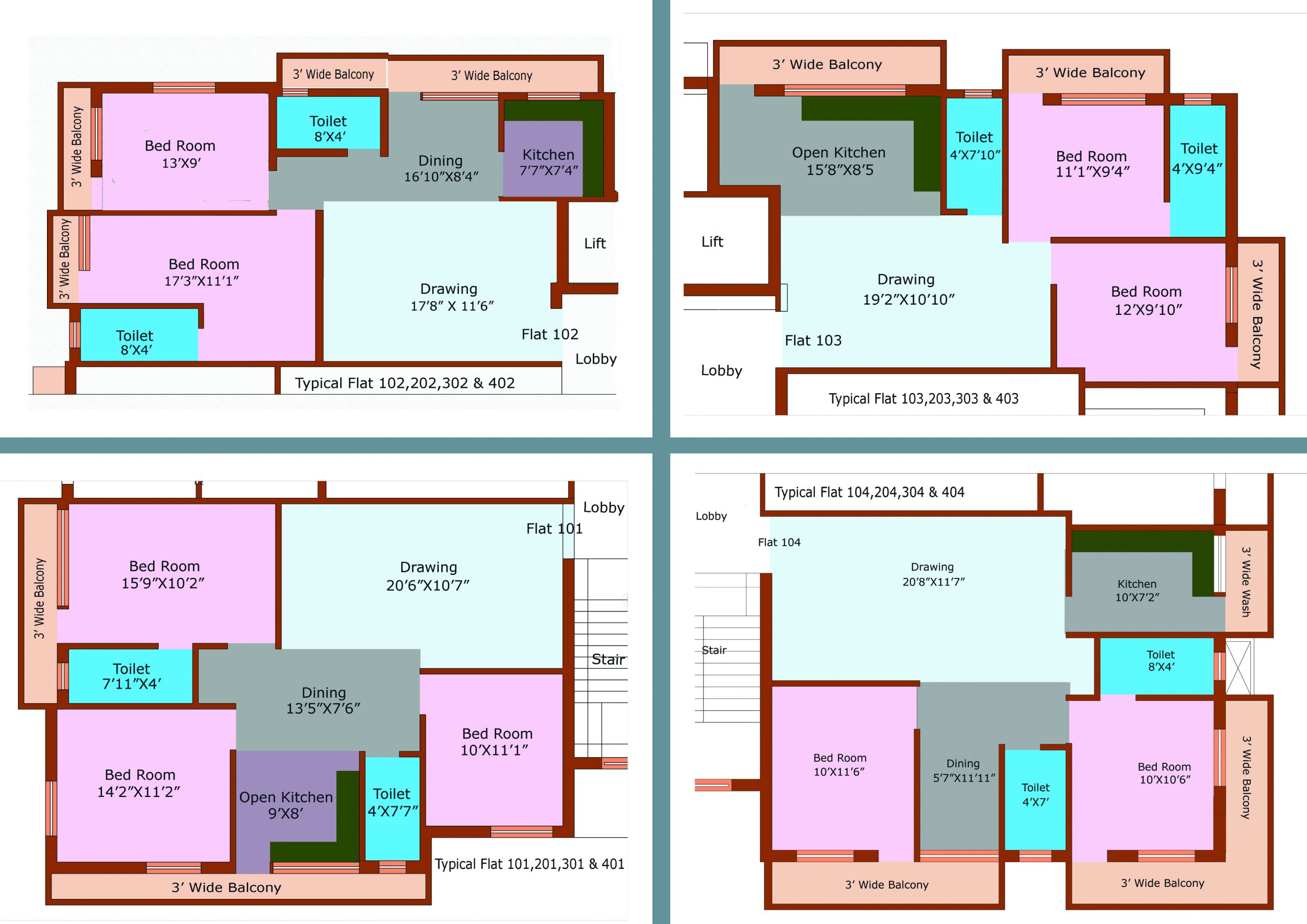 Typical Flat No.101